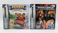Advance Wars GBA Game Boy Advance GBA lot New Factory Sealed H-seam - Has Wear