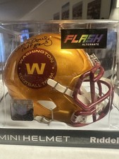Mark Moseley Signed Washington Football Team Riddell Flash Mini Helmet Schwartz