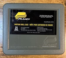 Plano Shotgun Shell Ammo Storage Case with Flip-Lid, 2-pack - NEW