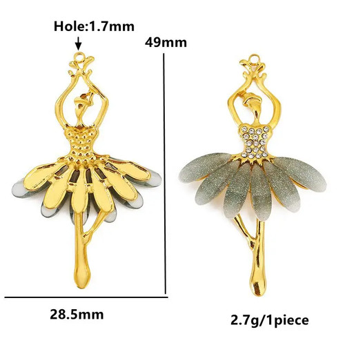 JakeSpecial – Stainless Steel Ballet Dragonfly Charms Set - Zdjęcie 5 z 18
