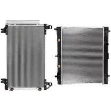 PICKOOR Radiator & AC Condenser Cooling Kit For Toyota Yaris 2007 2008-2015