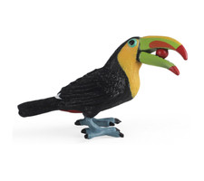 6.5cm Mini Toucan Bird PVC Toy Animal Figure Doll Kids Gift