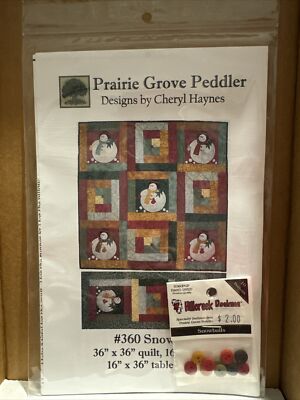 Prairie Grove Peddler # 360 Snowballs Quilt pattern | eBay