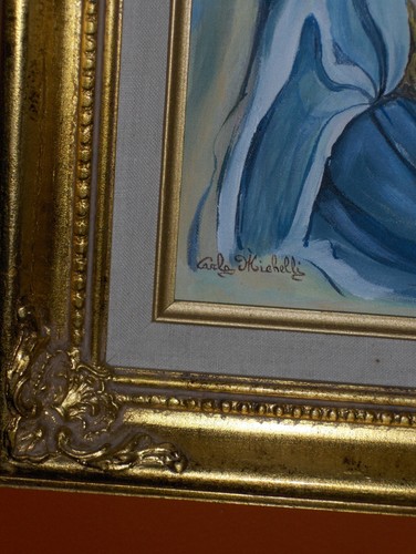 Mystic SPIRITUAL “Madre dela Vita” Mother of Life Original Oil by Carla Michelli