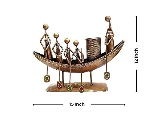 Pen Holder Stand for Home & Office – Beautiful Antique Designer Pen Holder for T - Image 4 of 4