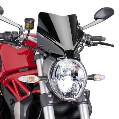 Puig Cupolino Naked N.G. SPORT FÜR DUCATI MONSTER 821 18-20 SCHWARZ