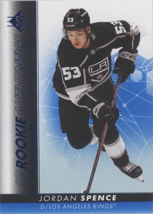 202223 SP SP Rookie Authentics Jordan Spence 118 Blue (RC) for sale