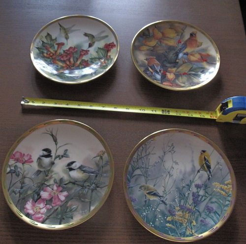 5 Vtg Nice LENOX Nature's College Collection Plates - Catherine McChung Birds