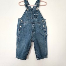 VINTAGE CLASSIC GAP Denim Jean Shortalls 6 -12Mths Bib Overalls THE PERFECT FIT