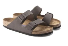 Birkenstock Arizona Regular Fit Softfoodbed Birko Flor Chocolate US M 7 W 9