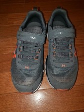Kid's Under Armour ASSERT 8 3022101-101 Gray Sticking Strap Sneaker Size 1.5