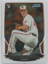 2013 Bowman Chrome #134 Dylan Bundy LOS ANGELES ANGELS Rookie Card 2