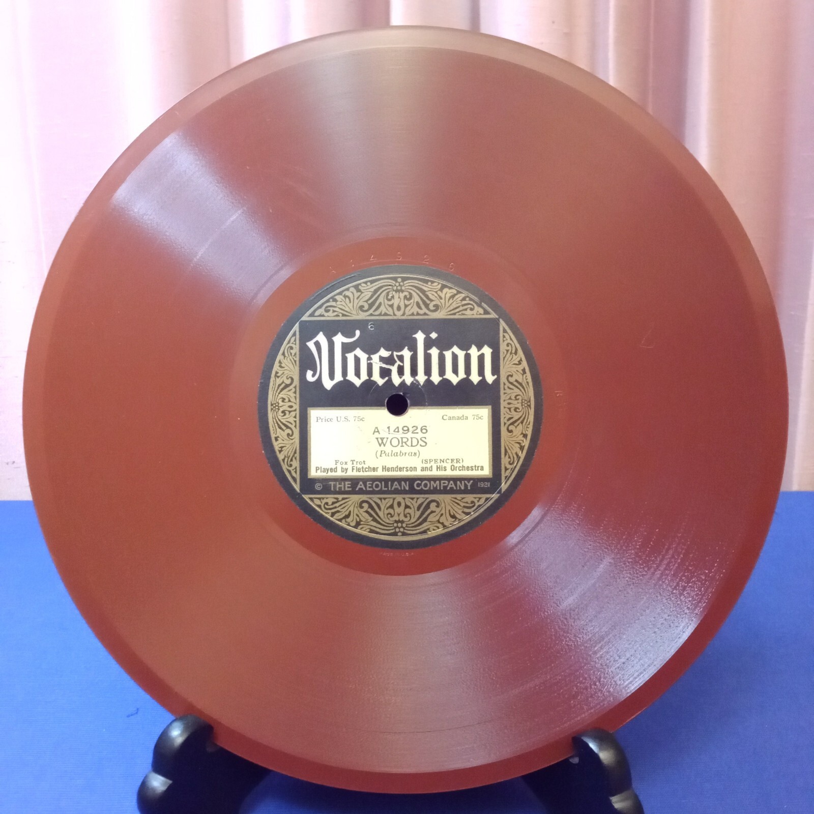 Vocalion 14926 FLETCHER HENDERSON & HIS ORCH / WORDS, COPENHAGEN jazz