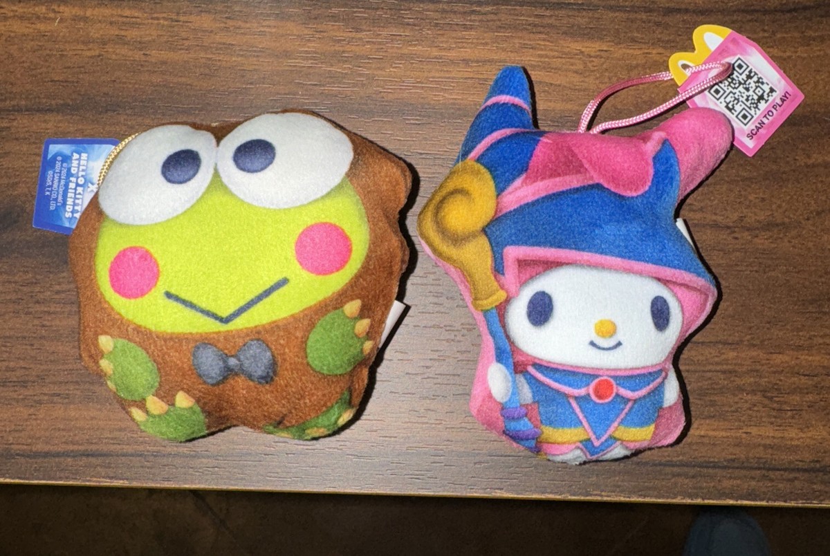 McDonald's Yu-Gi-Oh X Hello Kitty Keroppi x Kuriboh Plush Happy