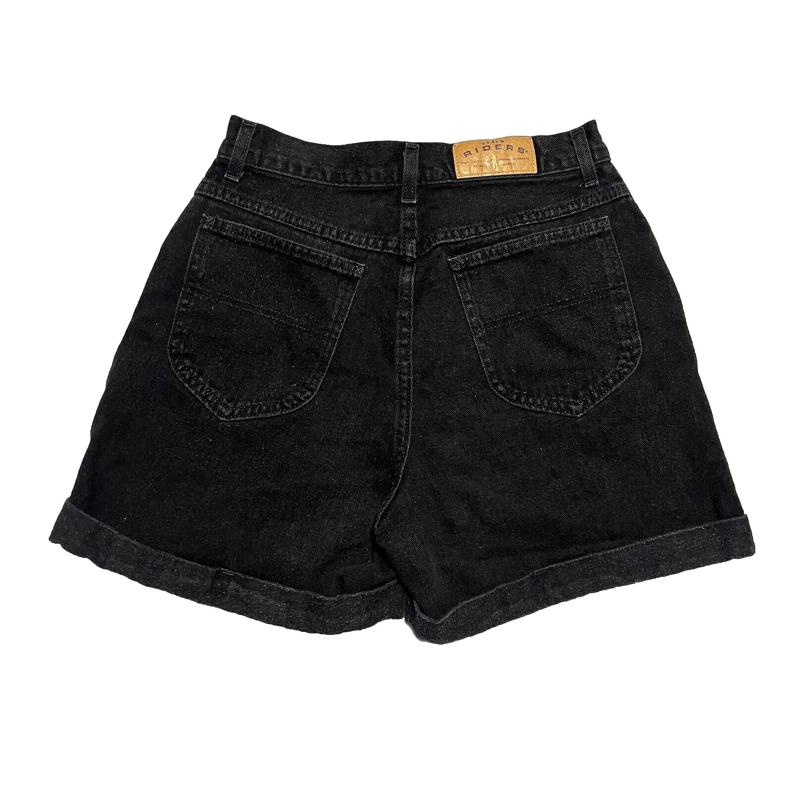 Pantalón corto negro de algodón Riders para De mujer