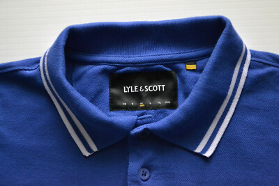 LYLE & SCOTT Men's T Sweatshirthirt Herren Sweatshirt Gr. M Blau/Blue Baumwolle