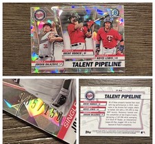 2020 Bowman Talent Pipeline Twins Cracked Ice /150 Royce Lewis Balazovic Rooker