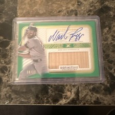 2023 Topps Definitive Wade Boggs *08/10* Green Game Used Relic Autograph Red Sox