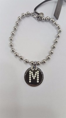 bracciali con perline donna Amen Ti Amo mod. BRSMLOGF1