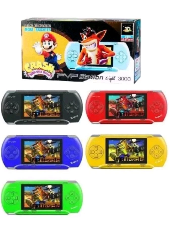 CONSOLE PORTATILE PVP STATION GIOCHI VIDEOGIOCO DISPLAY LCD 2,7 9000 GIOCHI - Immagine 2 di 2