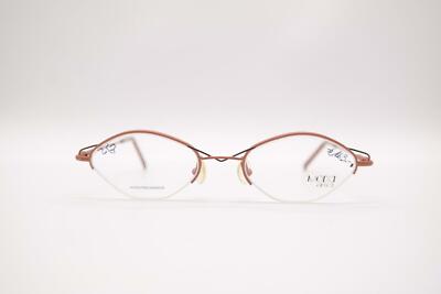 Fashion Optics 2791 Copper Half-Rim Glasses Eyeglass Frame New
