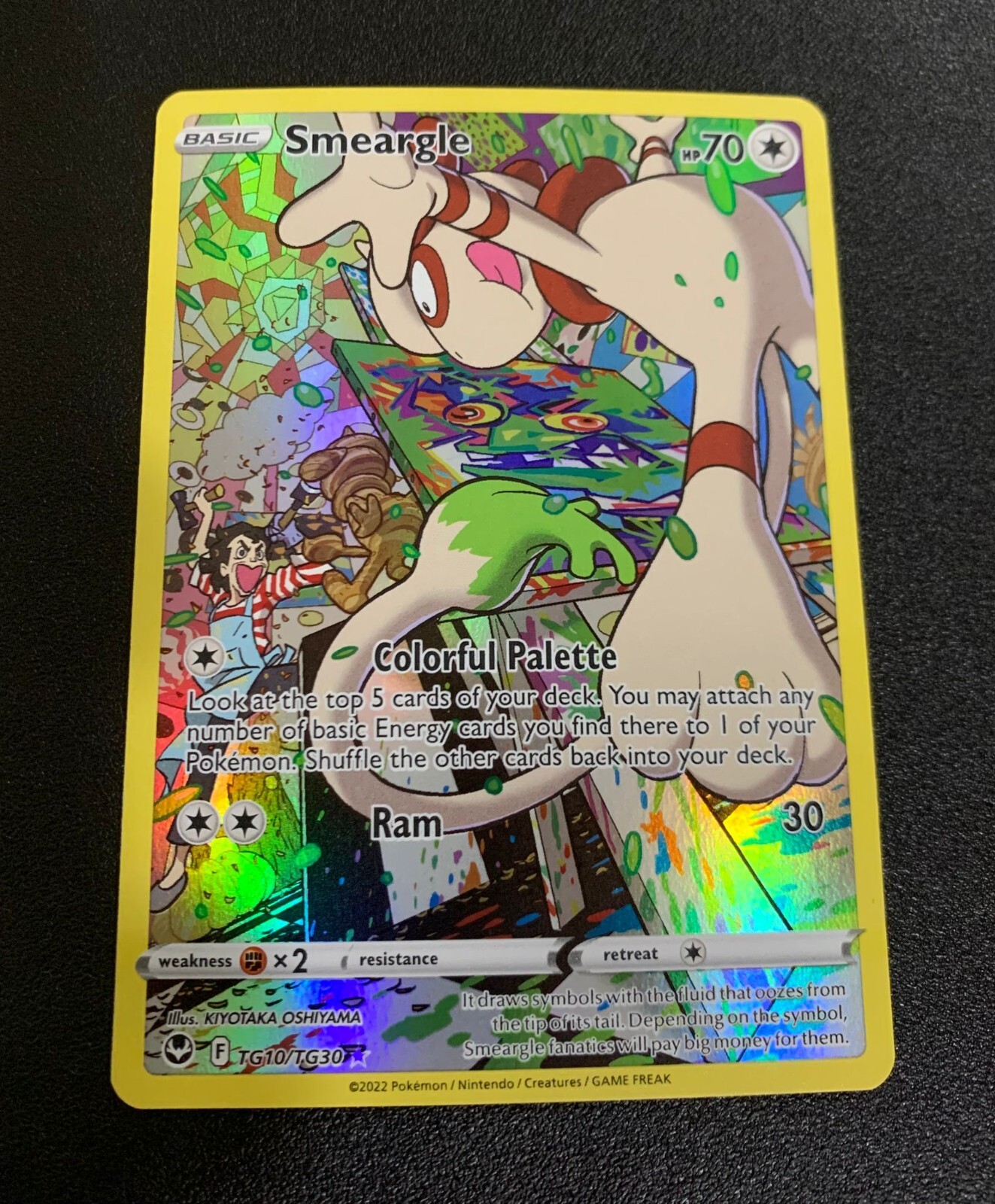Pokemon - Silver Tempest - Smeargle - Trainer Gallery - Full Art - TG10/TG30 -NM