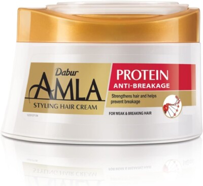 3 X 125ml Dabur Amla Hair cream Protein thickness strengthen hair Reduce frizz