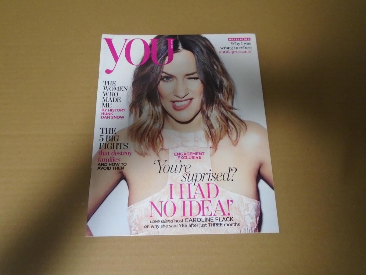 CAROLINE FLACK, ADELE, DAN SNOW YOU MAGAZINE 13TH MAY 2018