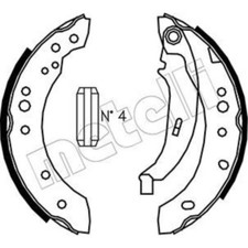 METELLI Bremsbackensatz Bremsbacken hinten für Renault Twingo II CN0_ Clio III
