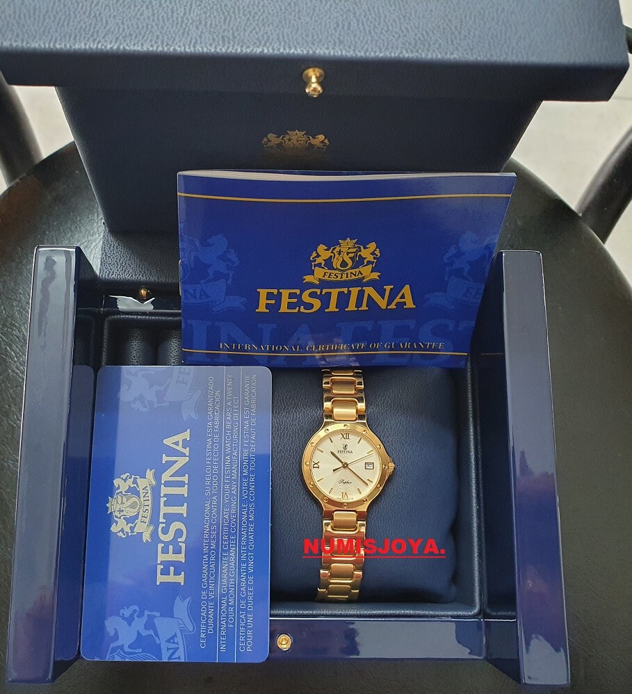 RELOJ SEÑORA FESTINA Peso 44 Referencia GARANTÍA