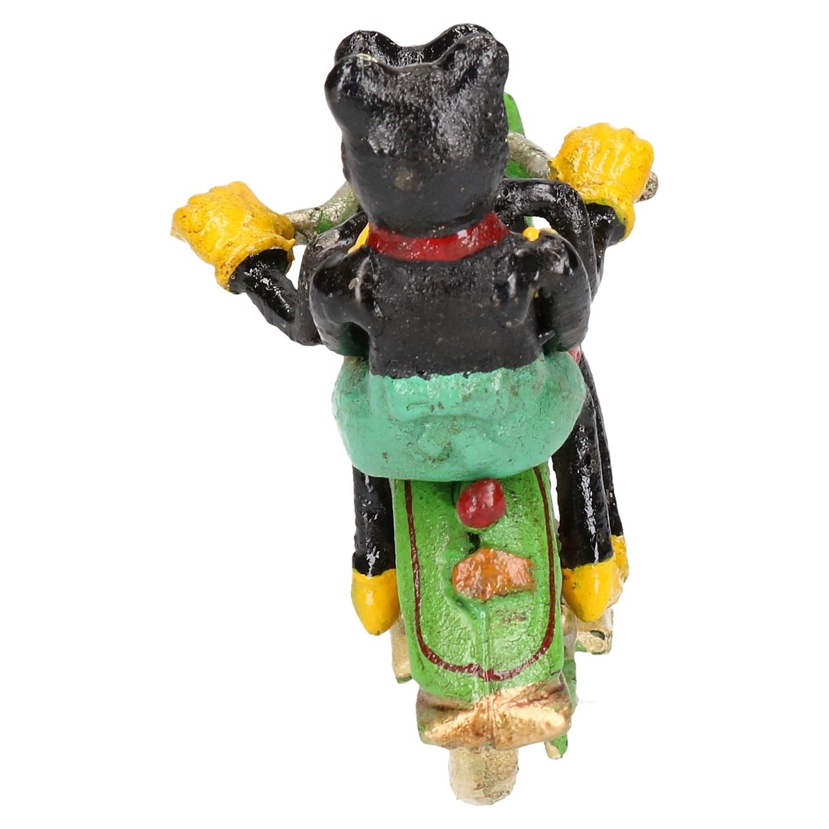 Mickey Mouse On Motorcycle Motor Bike Mascot Figure Statue