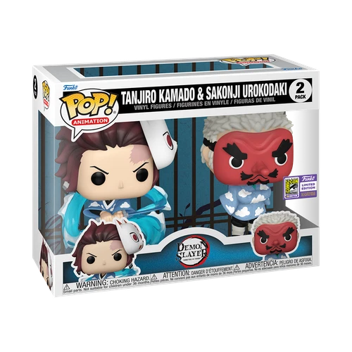Funko Pop! Vinyl: Demon Slayer: Kimetsu no Yaiba - Tanjiro Kamado & Sakonji...