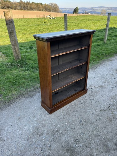 Late Victorian Bookcase / Vintage Mahogany Bookcase - Picture 3 of 14