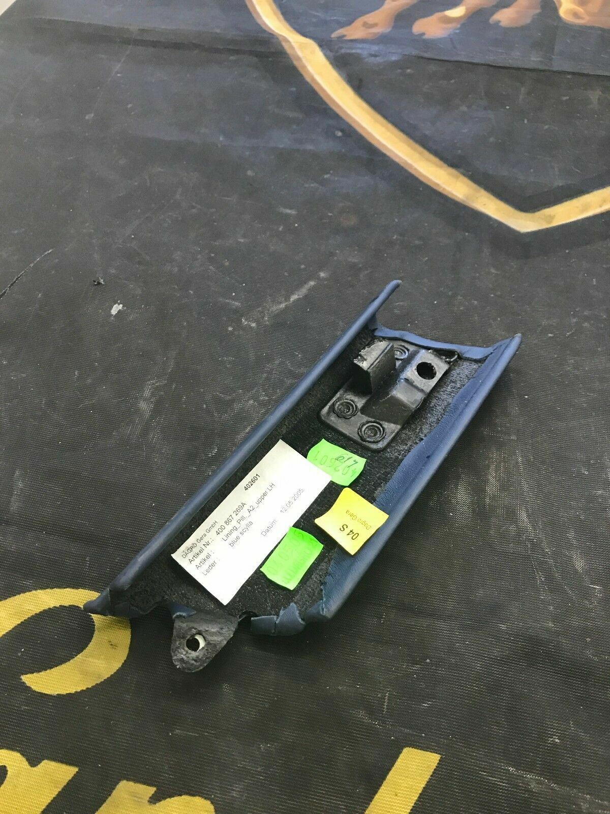 LAMBORGHINI GALLARDO DRIVER SIDE INTERIOR SMALL PILLAR TRIM PANEL OEM 400867269A