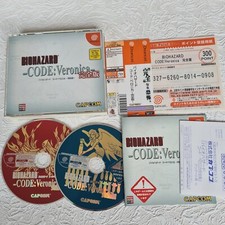 Biohazard Code: Veronica Sega Dreamcast Japan Kanzenban Resident Evil NTSC-J