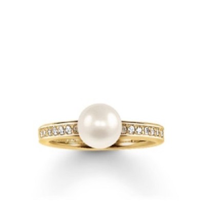thomas sabo pearl ring