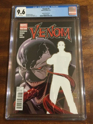 Venom #1 Paulo Siqueira 1:15 Variant CGC 9.6 White Pages Marvel 2011