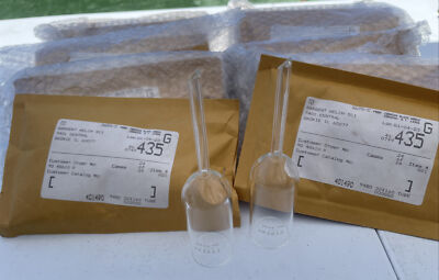 LOT OF 10 Corning Glass Works Corning ,N.Y. 14841 No.9480 PYREX Filter Tube