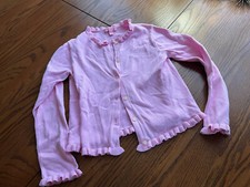 lilly pulitzer pink cardigan sweater girls 8