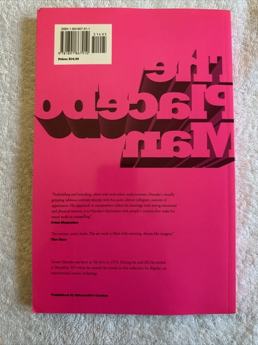 The Placebo Man Tomer Hanuka Paperback Alternative Comics Graphic Novel A - Picture 2 of 2