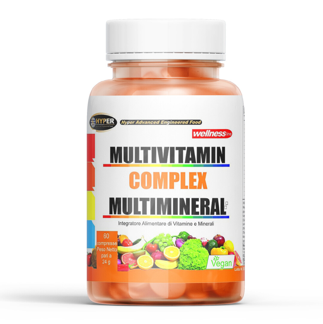 Integratore Multivitaminico Vitamine e Minerali 60 Compresse a ALTO DOSAGGIO