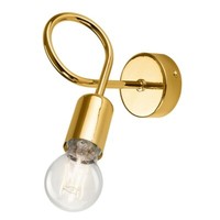 Bioledex Verspielte Wandleuchte E27 Gold Metall
