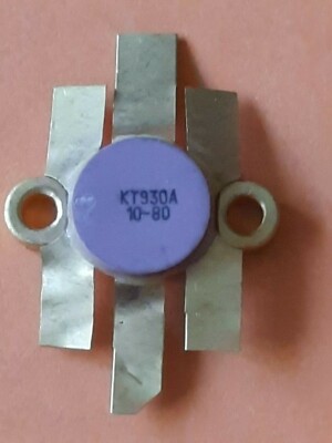 1x KT930A NPN RF VHF / UHF MICROWAVE POWER SI SILICONE TRANSISTOR NOS