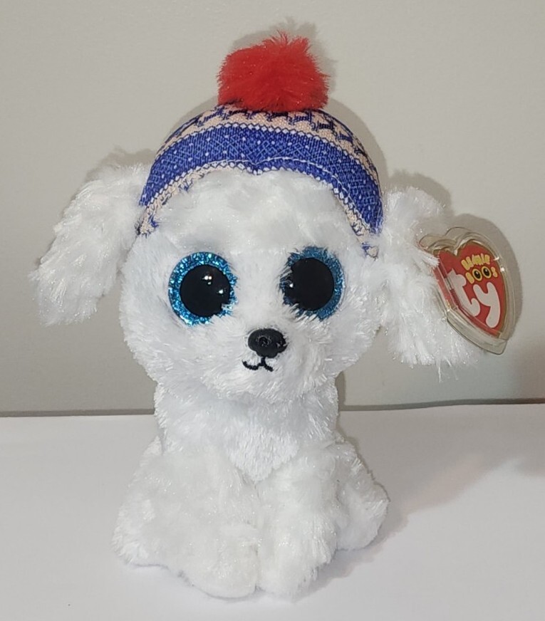 Ty Beanie Boos SLEIGHBELL Christmas Holiday Dog 6