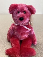 Ty Beanie Baby - SHERBET the Bear Raspberry Version Plush Toy Collectable
