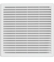 LüFtungsgitter 250X250Mm Abluftgitter Aus Asa Kunststoff Mit Insektenschutz Weiß