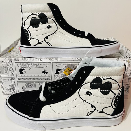 Vans SK8 Hi Peanuts Joe Cool Black 