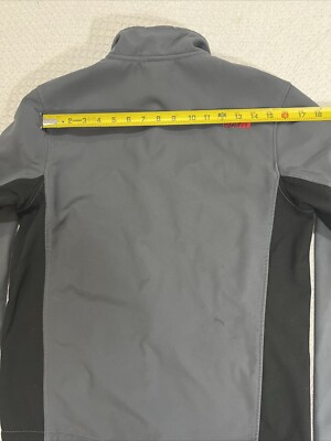 North Face Jacket Mens TKA Stealth Fleece Lined Full Zip Mock Neck