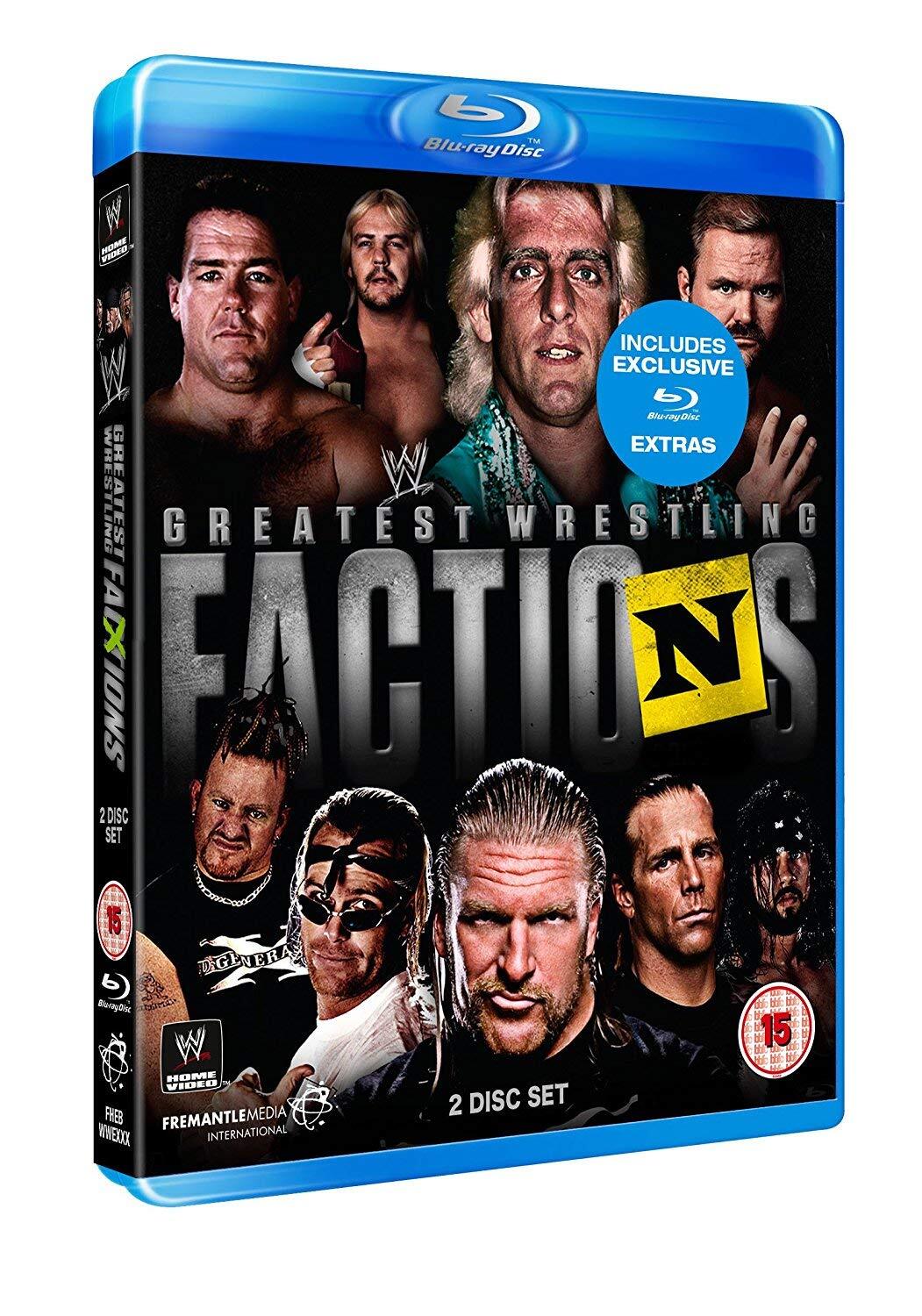 WWE: Wrestling's Greatest Factions (Blu-ray) Hulk Hogan Ric Flair Triple H