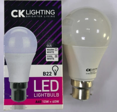 1x 10W LED CK GLS Glühlampe B22 6500K Tageslicht Weiß, 800-999 lm - Bild 1 von 3